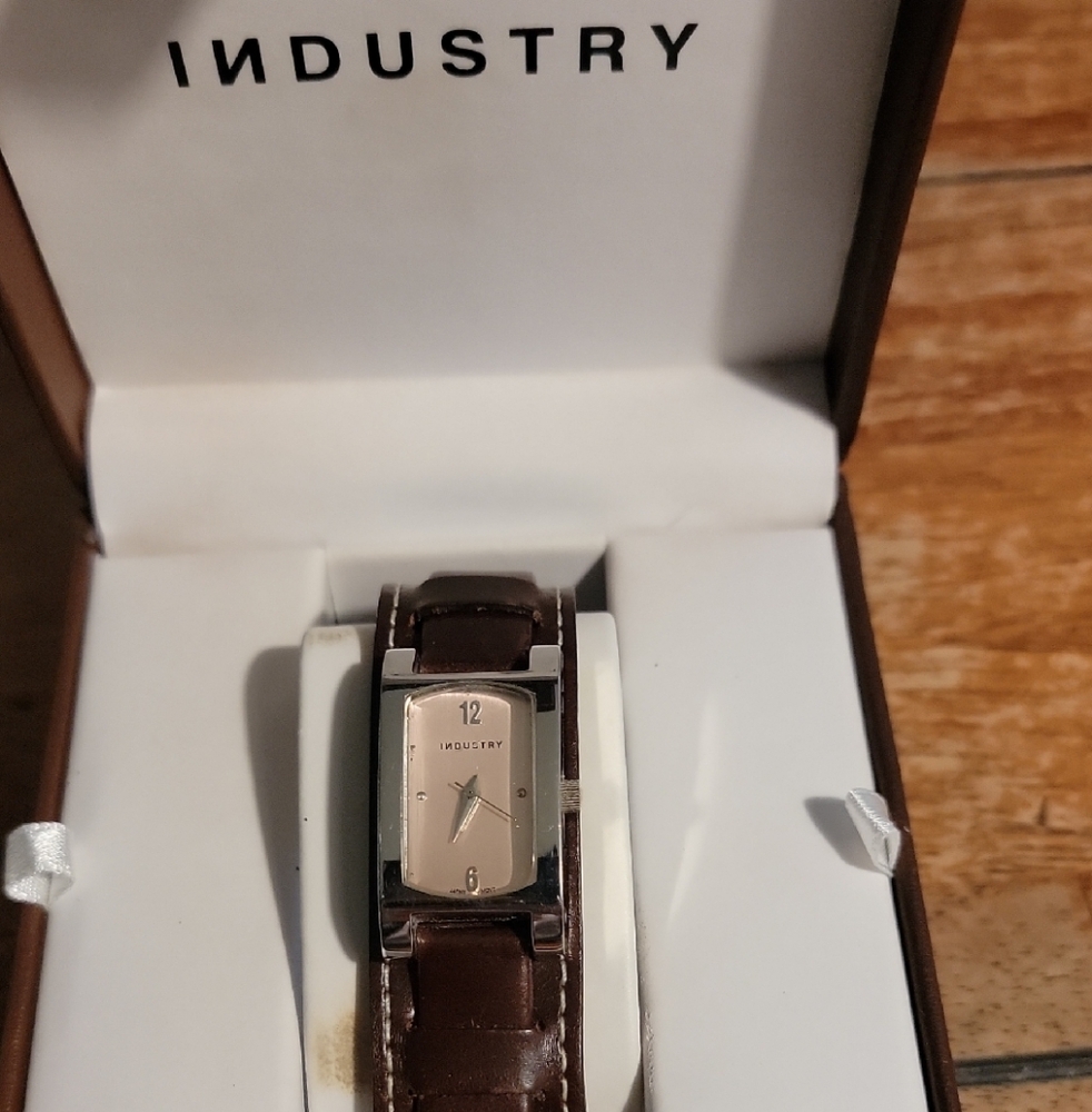 Industry Women's Brown Leather Watch